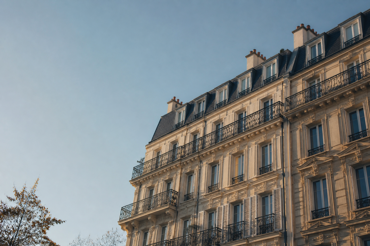 Façade d'un immeuble en copropriété concerné par un appel de fonds