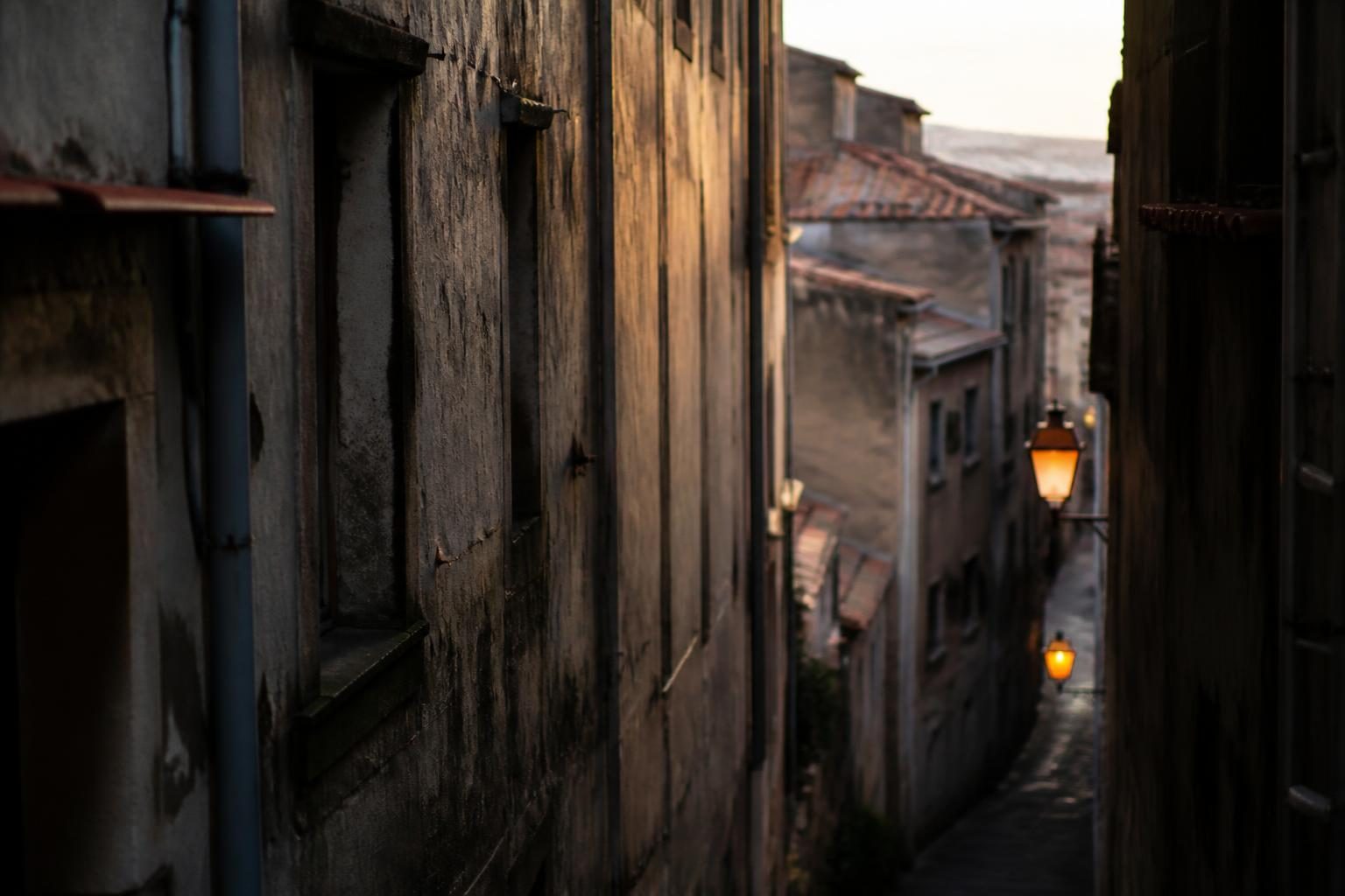 Ruelle d'un quartier résidentiel de Martigues