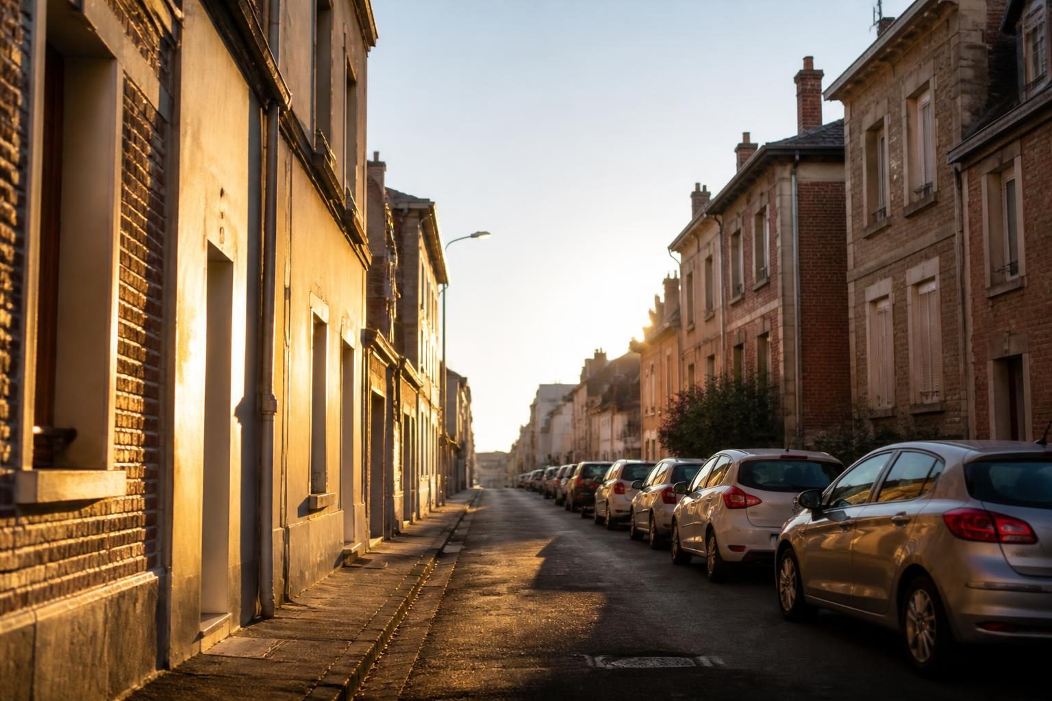 Rue de quartier ancien à Villefranche-sur-Saône