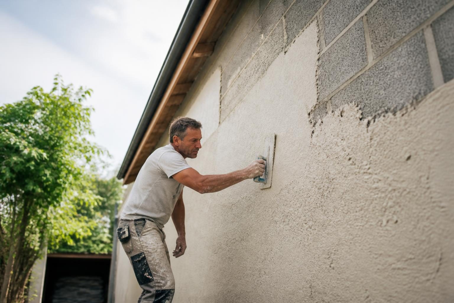 Enduit grésé imperméabilisant WallProtect extérieur : test