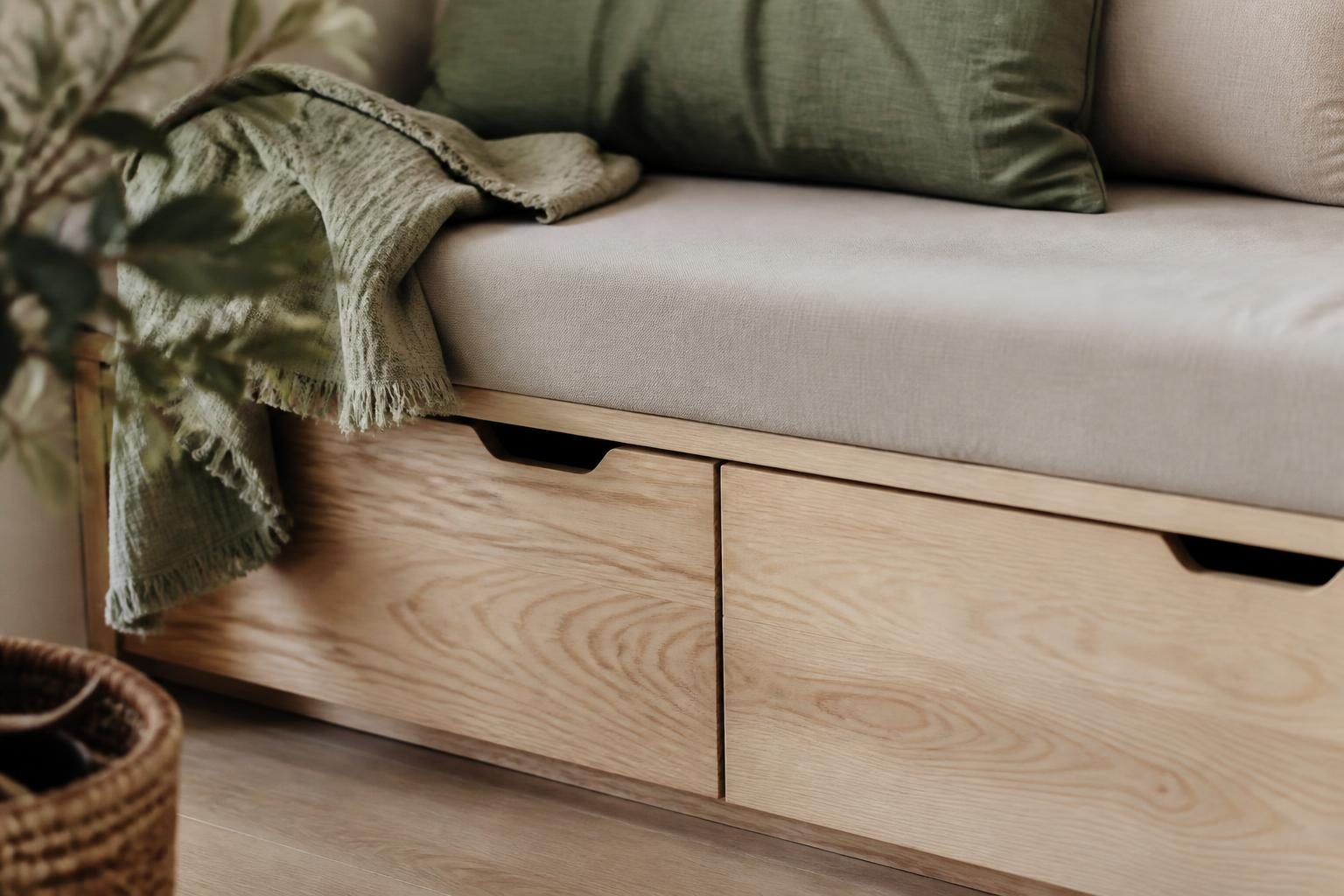 Mobilier multifonctionnel dans un petit espace container